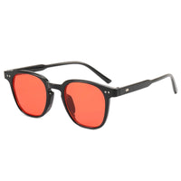 Retro Fashion Square Sun Glasses Women Men Simple Colorful Brand Sunglasses Leisure Vacation Female Male Eyeglasses